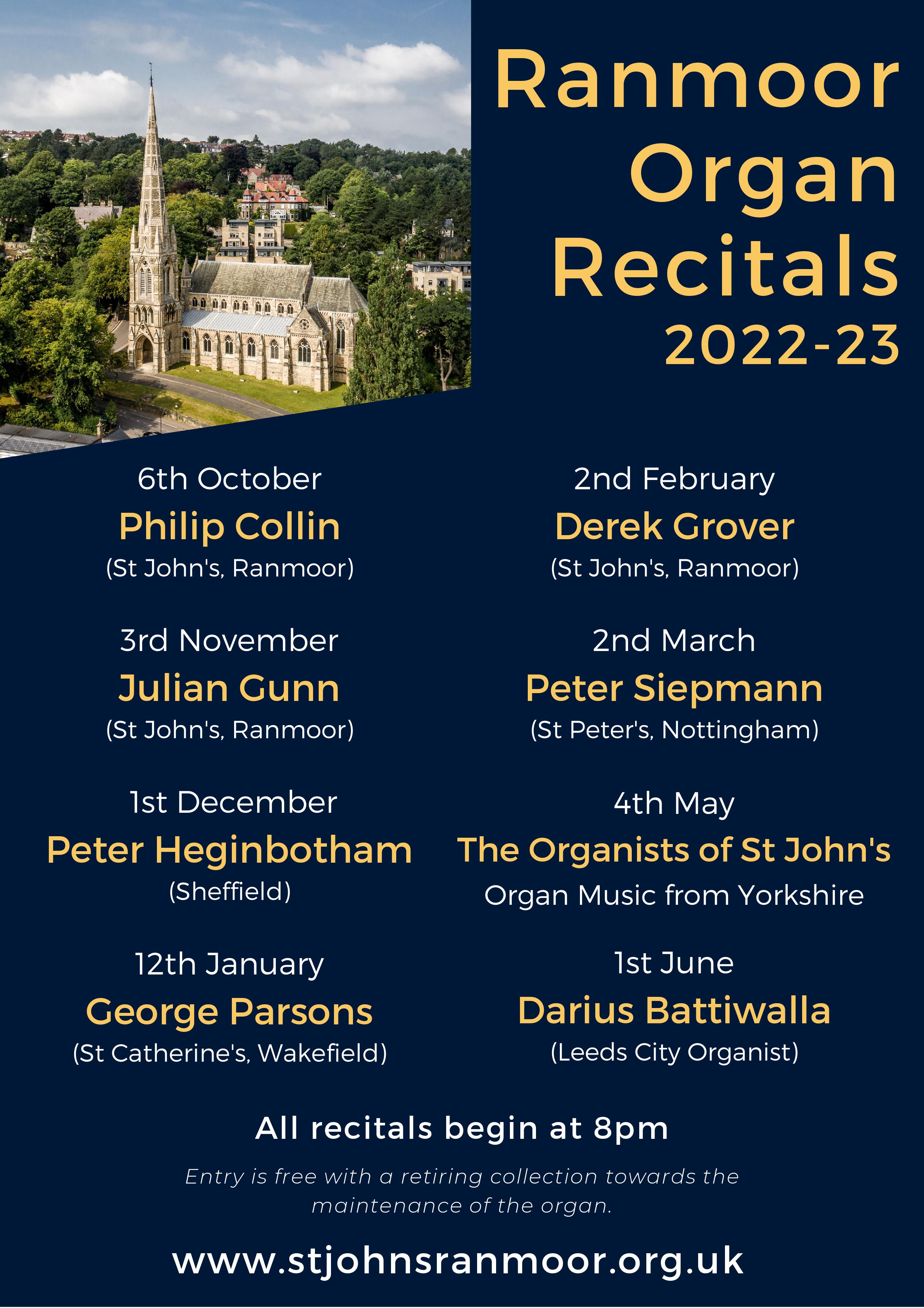 organ recital poster 1 2022